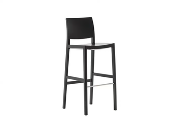 DUOS BQ2756 - High wooden barstool by Andreu World - view 2